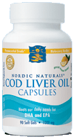 Nordic Naturals Cod Liver Oil Capsules